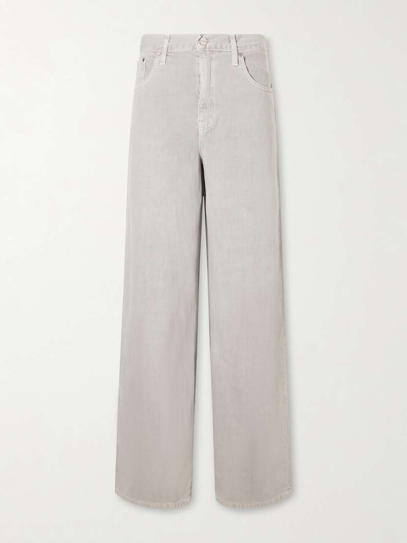 TWP Tiny Dancer Mid-rise Wide-leg Jeans