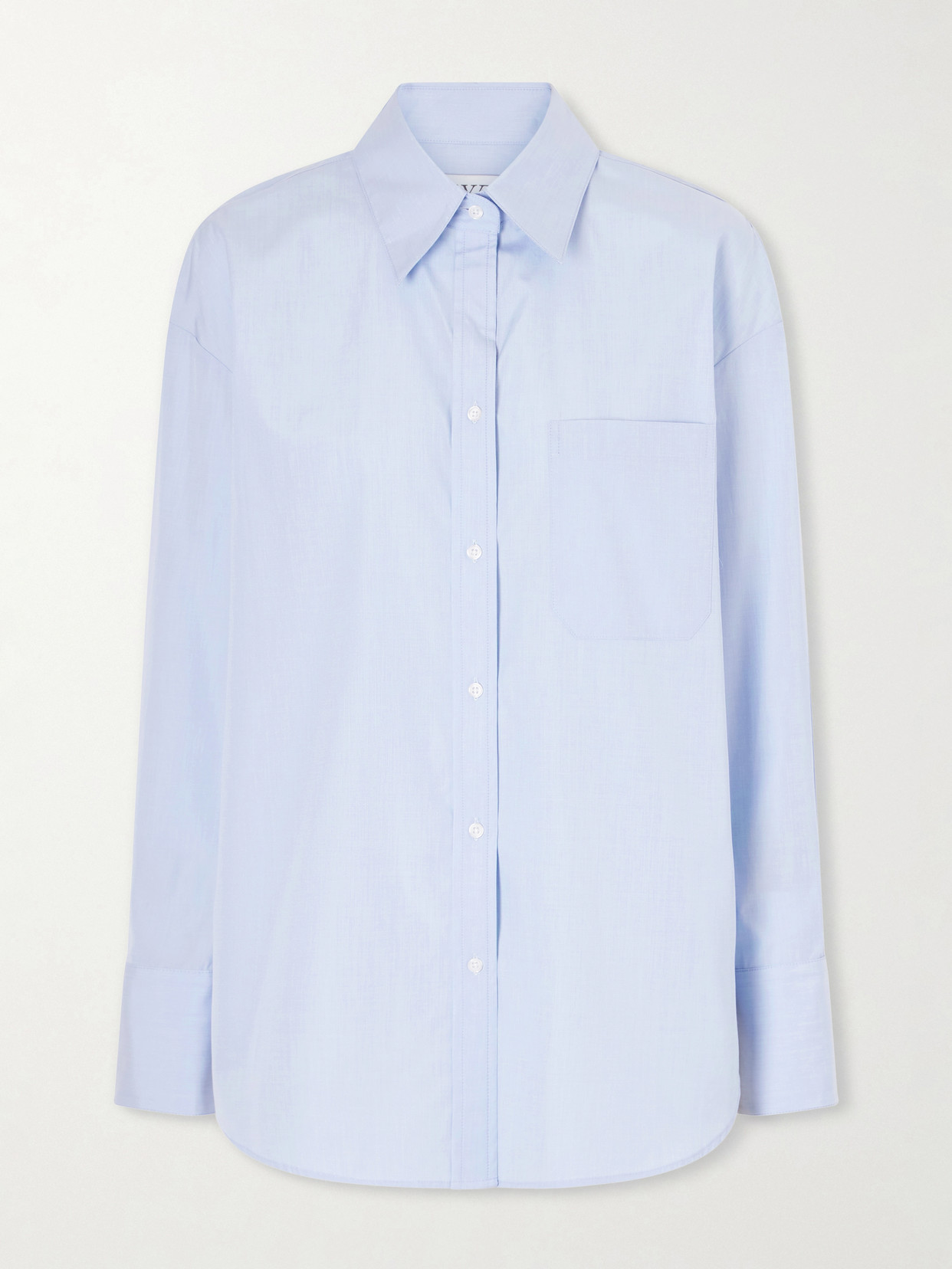 Twp Big Joe Cotton-poplin Shirt In Blue