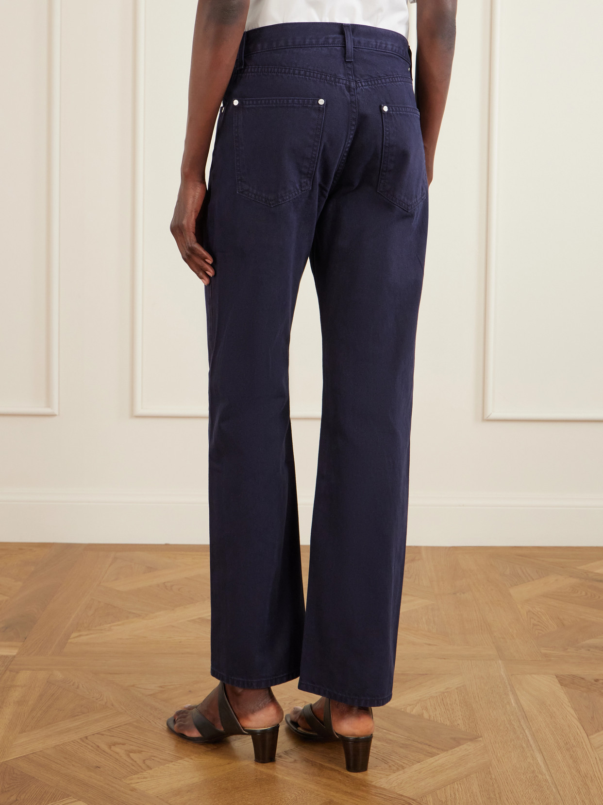 Kent St Mid-Rise Straight-Leg Jeans