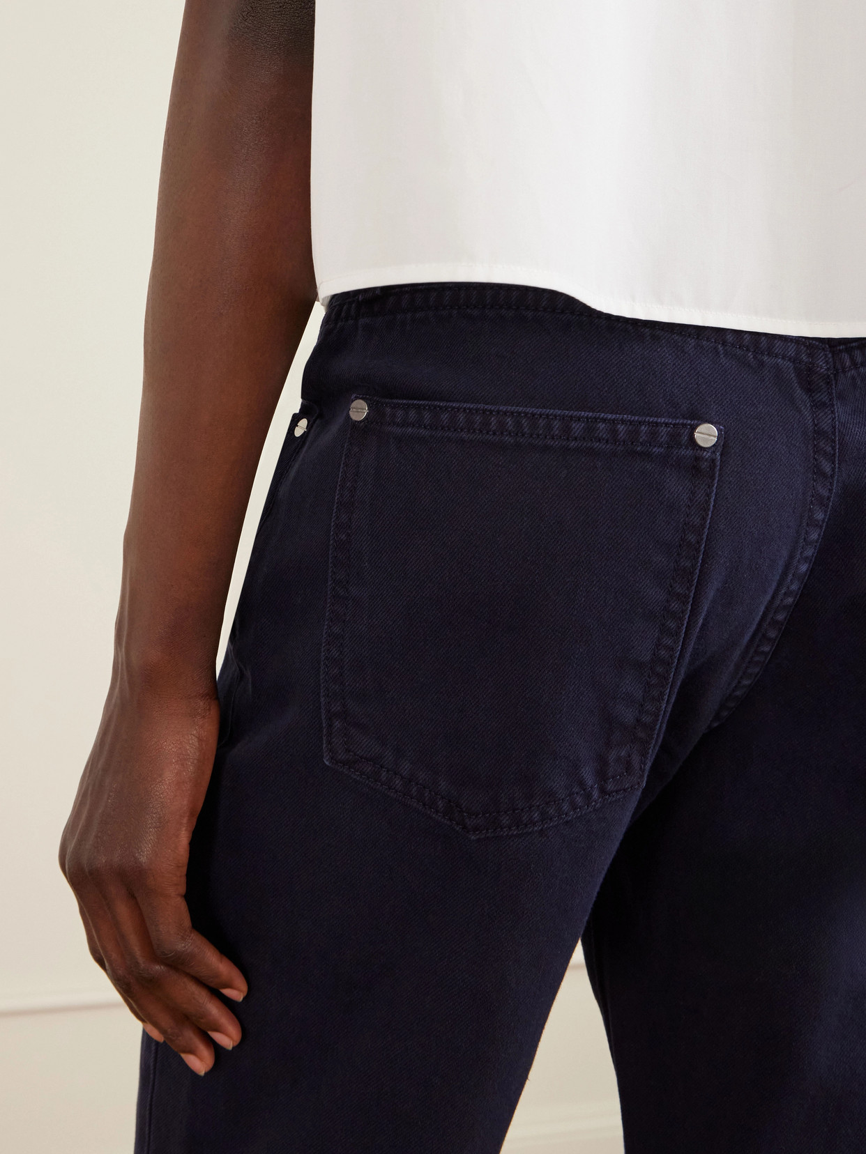 Kent St Mid-Rise Straight-Leg Jeans