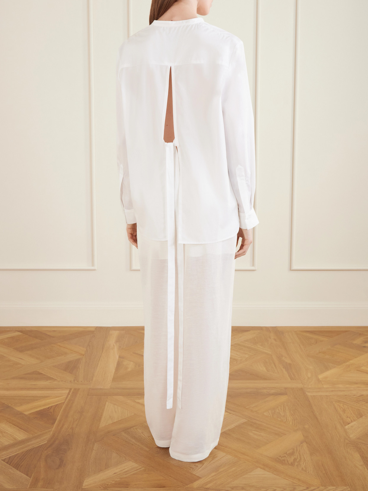 Tied Down Cotton Shirt