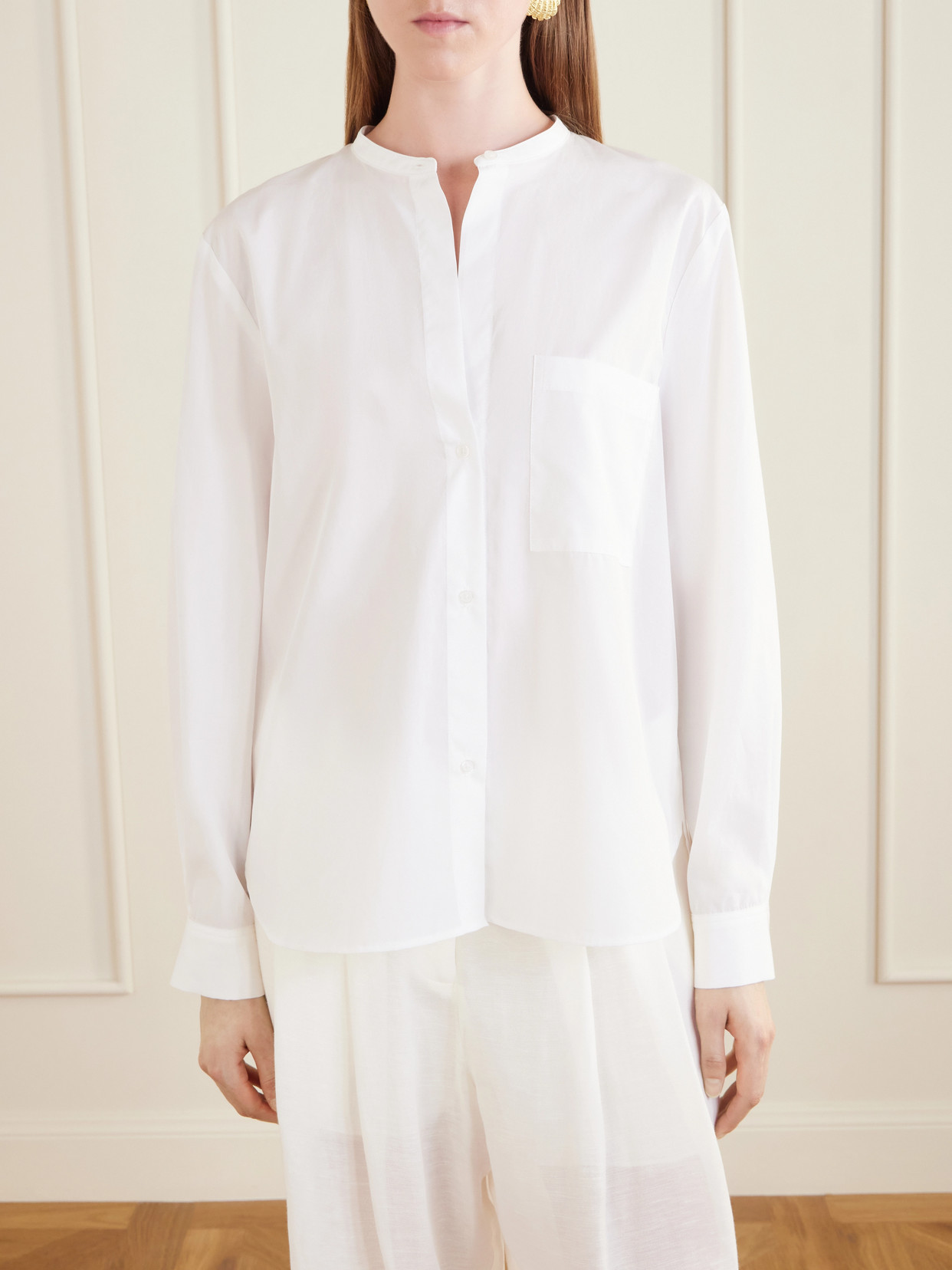 Tied Down Cotton Shirt