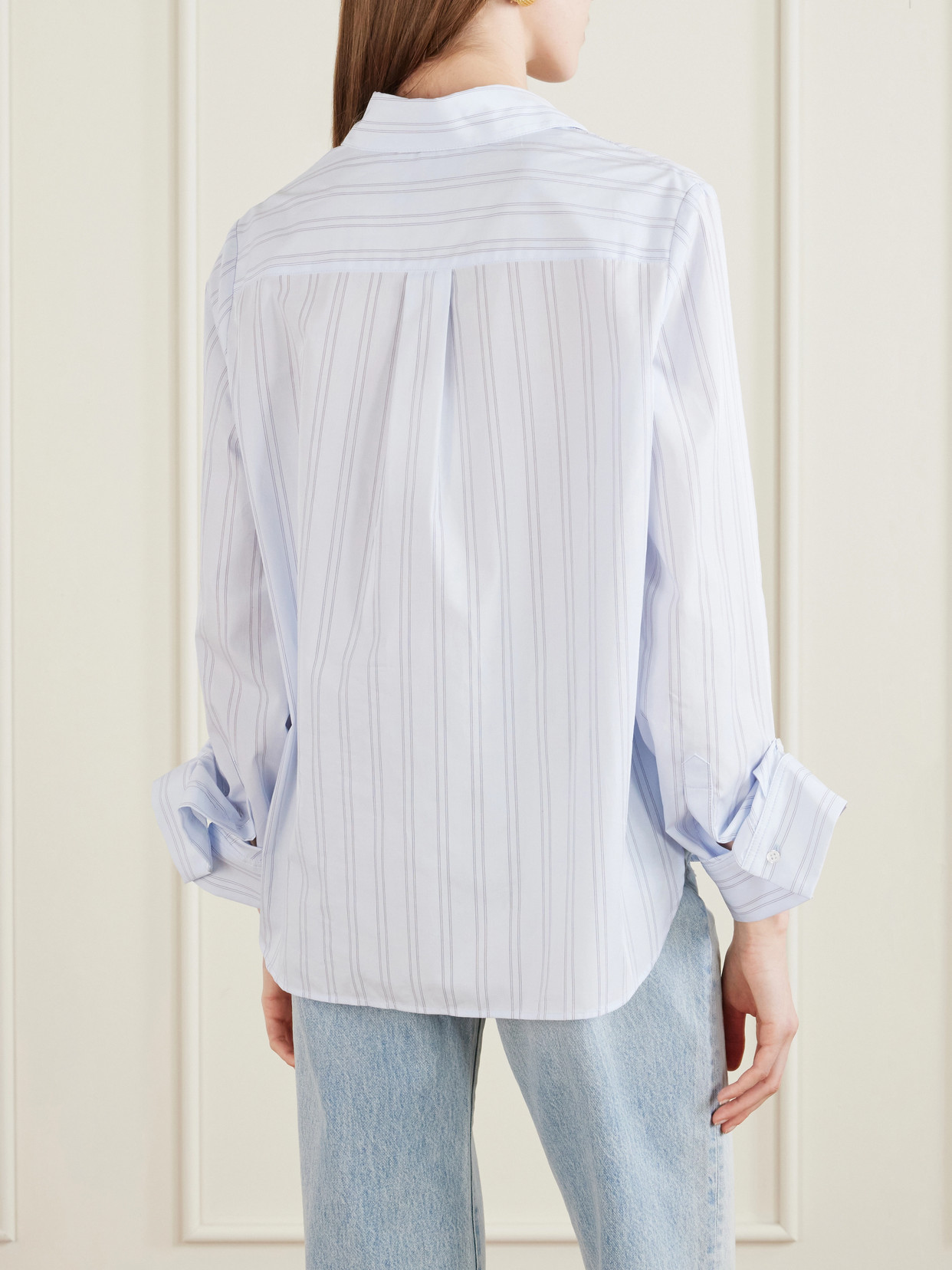 Boyfriend Striped Cotton Shirt