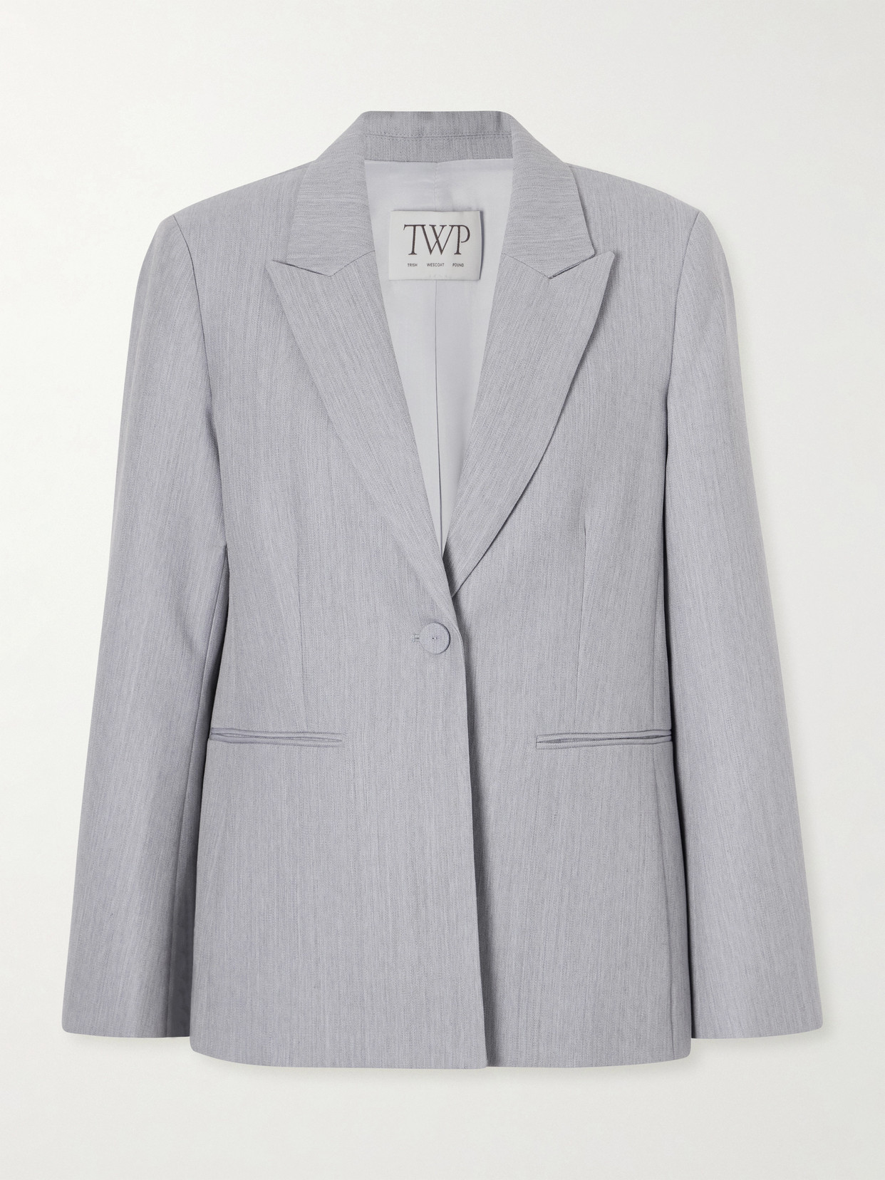 Twp Her Wool Blazer In Blue