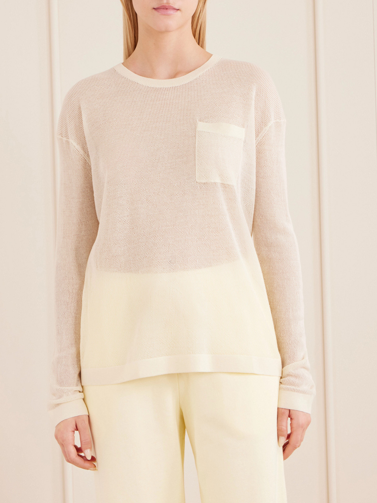 Wsh Crocheted Cashmere Sweater