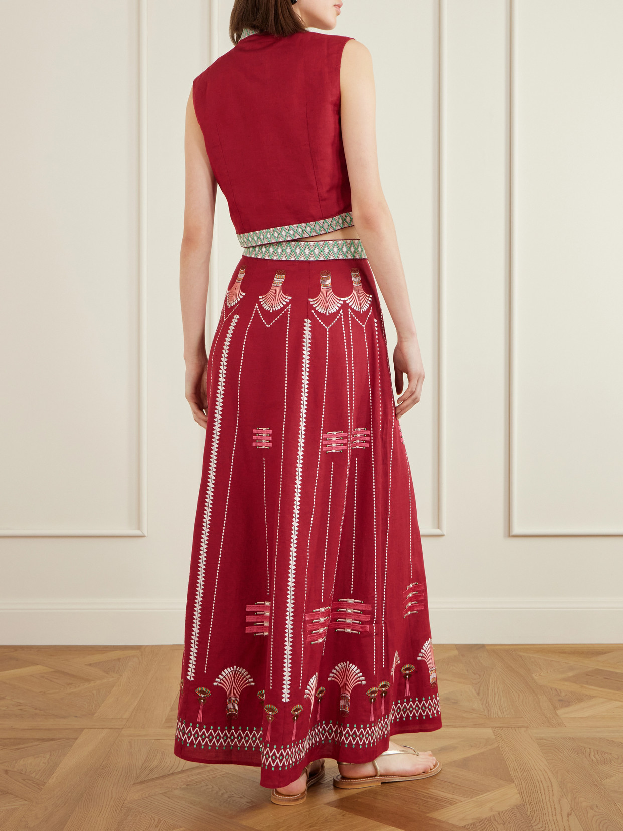 And Cotton-Blend Maxi