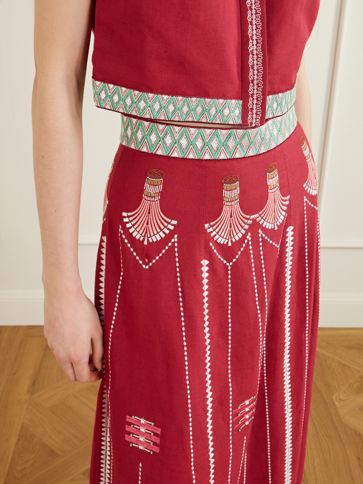 And Cotton-Blend Maxi