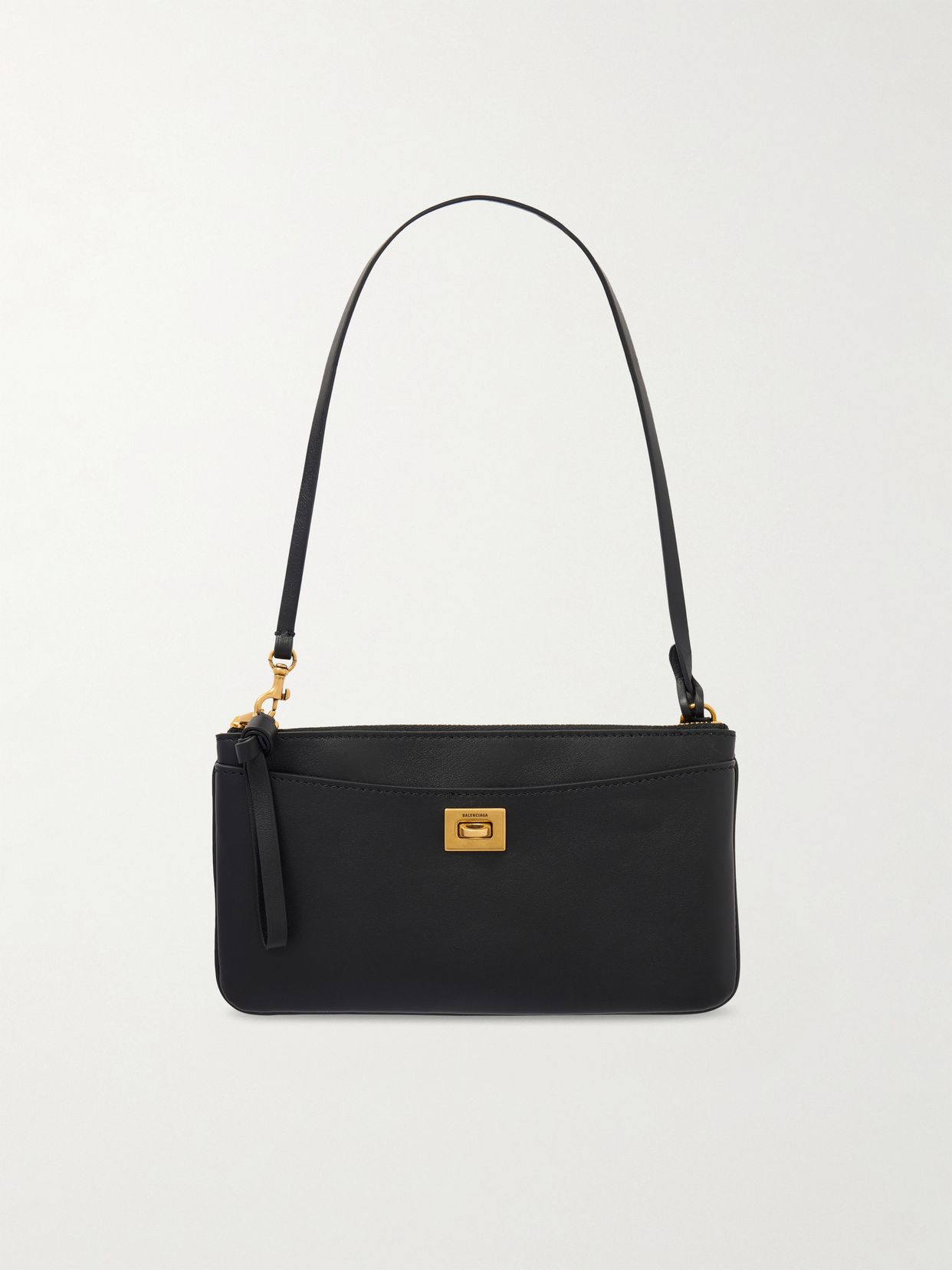 Rodeo textured-leather shoulder bag
