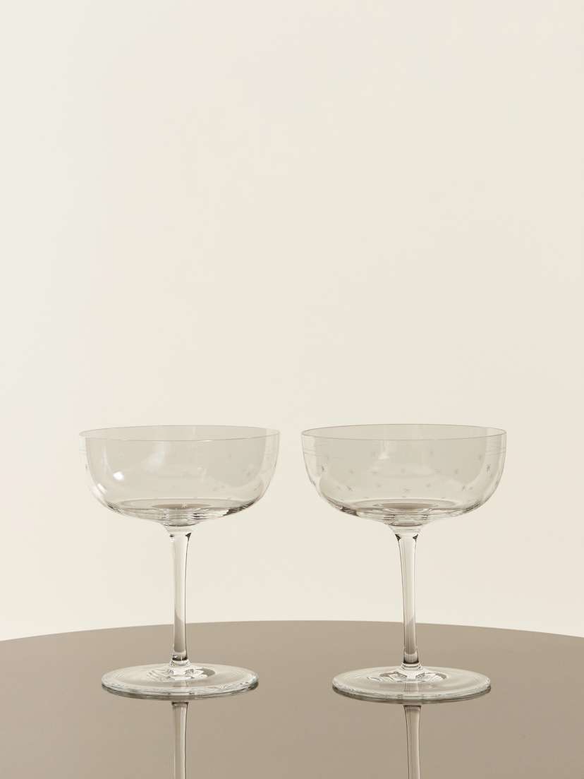 LOBMEYR Rothschild Stars Set Of Two Crystal Champagne Cup | Thumbnail 4 LOBMEYR Rothschild Stars Set Of Two Crystal Champagne Cup | Thumbnail 4