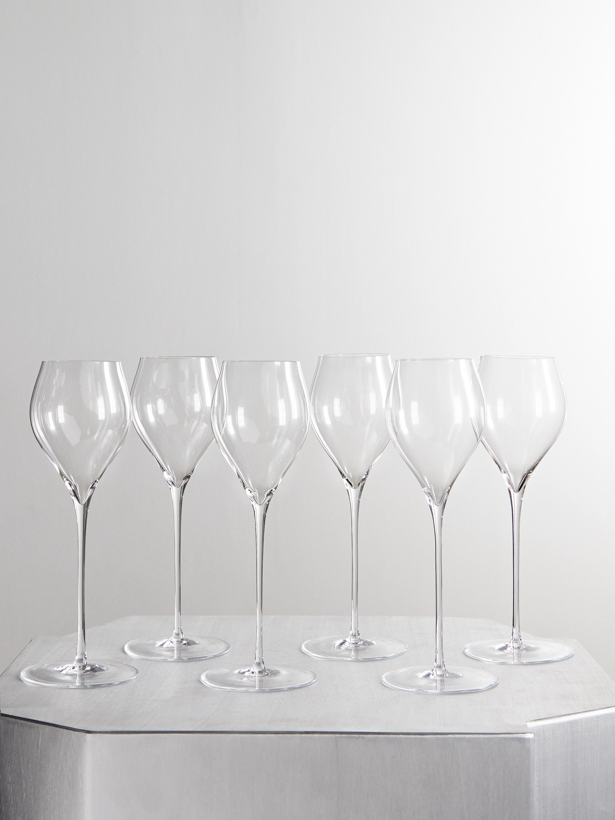 Lobmeyr Set Of Six Champagne Glasses In Multi