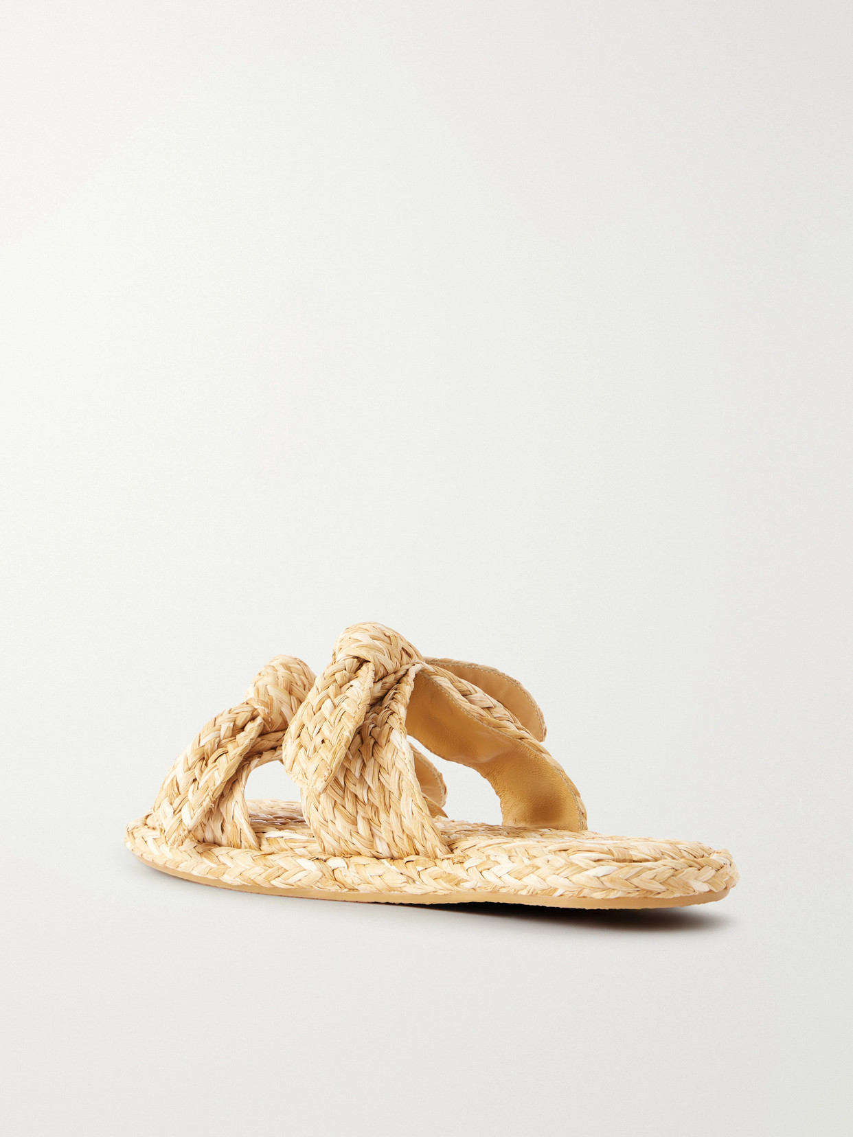 Zimmermann Carousel Flat Sandals Open Toe Braid In Neutral