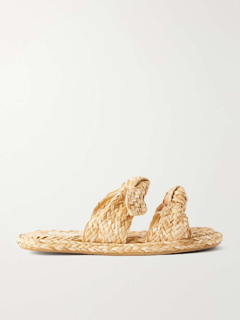 Zimmermann Carousel Raffia Slides