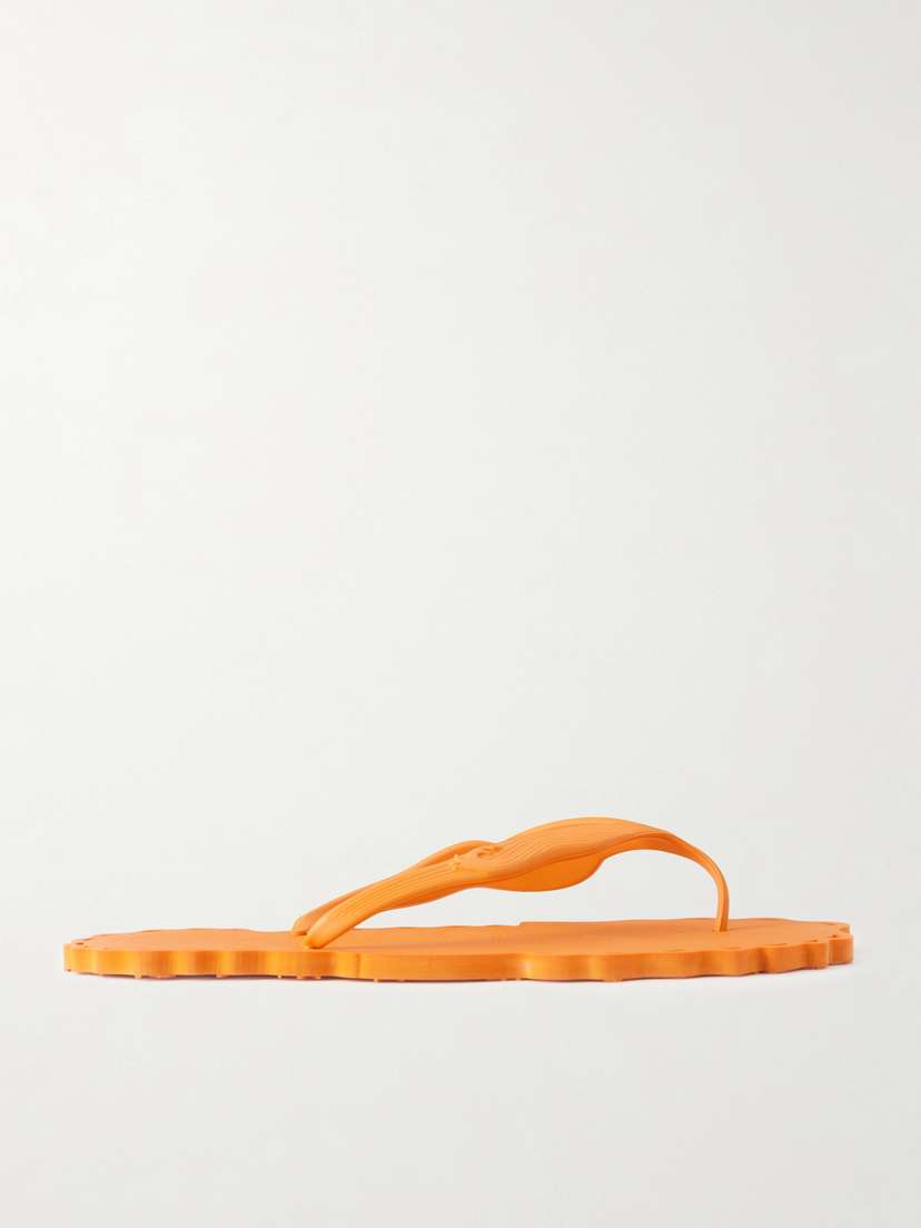 Zimmermann Seafoam Rubber Thong Sandals