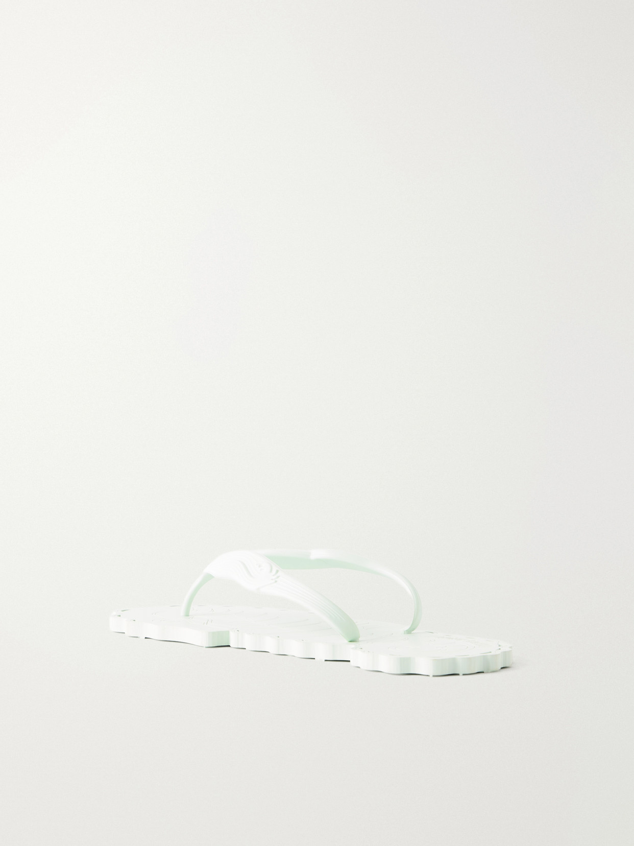 Seafoam Rubber Thong Sandals