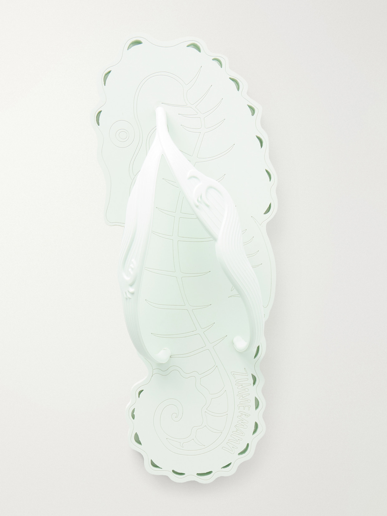 Seafoam Rubber Thong Sandals