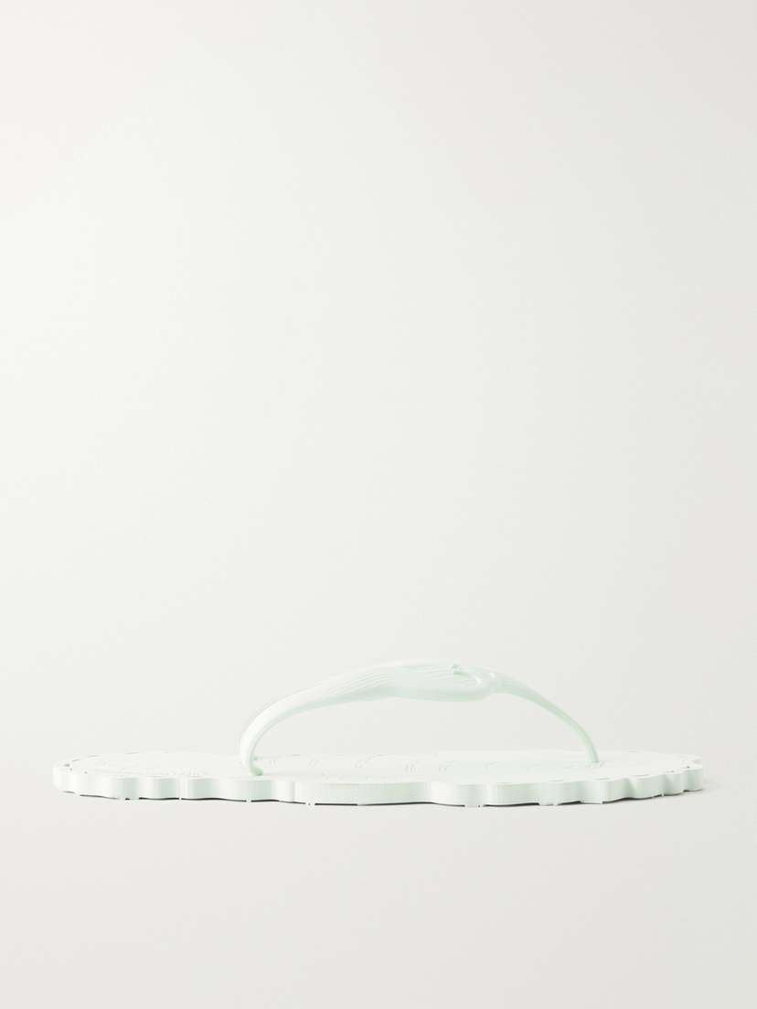 Zimmermann Seafoam Rubber Thong Sandals