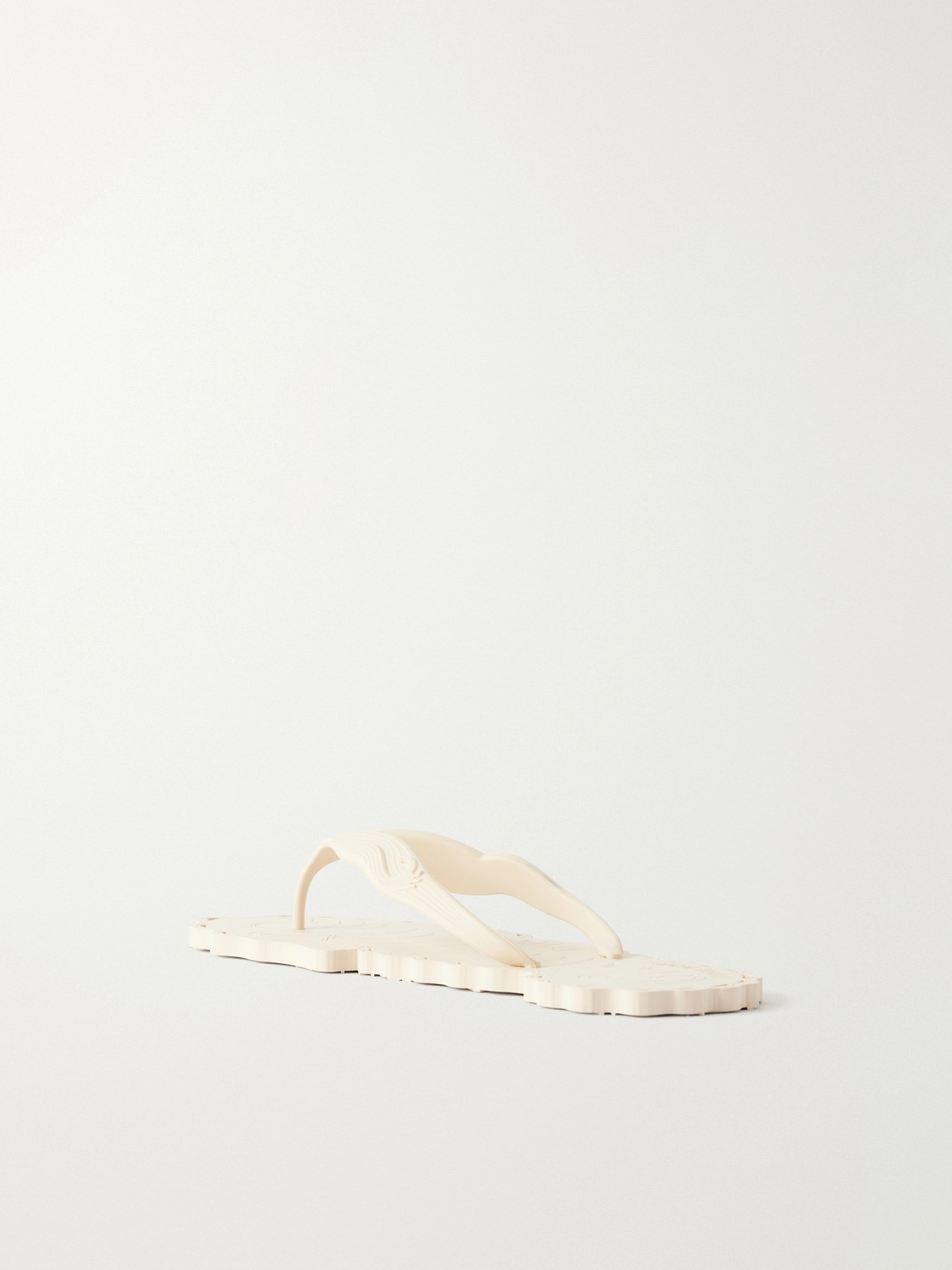 Seafoam Rubber Thong Sandals
