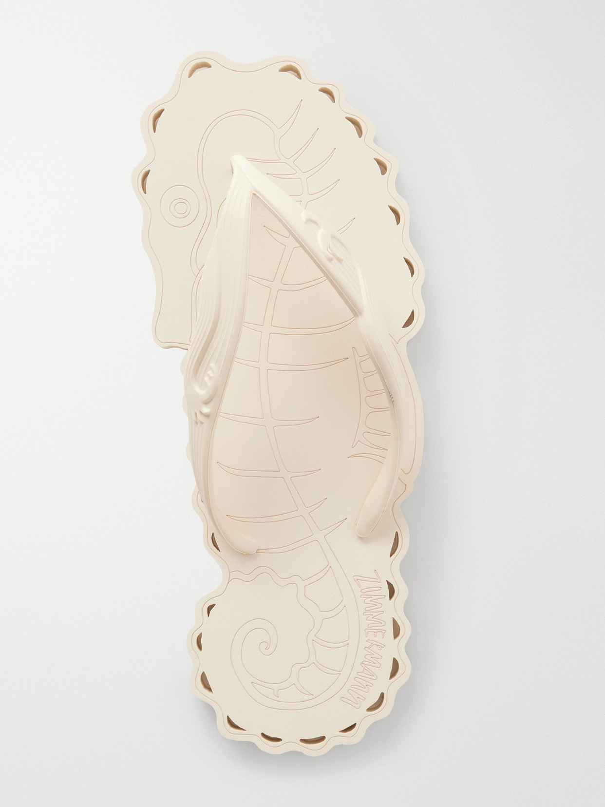 Seafoam Rubber Thong Sandals