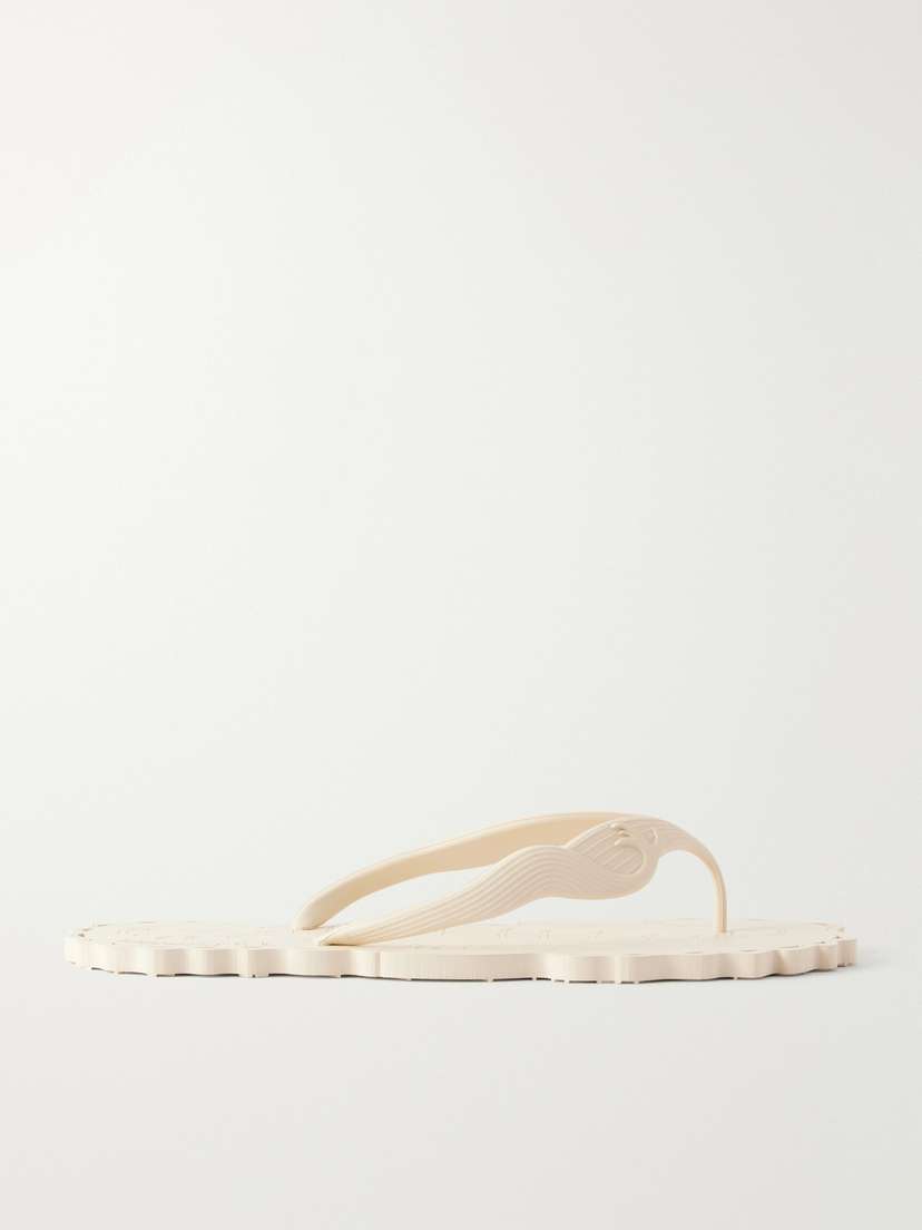 Zimmermann Seafoam Rubber Thong Sandals