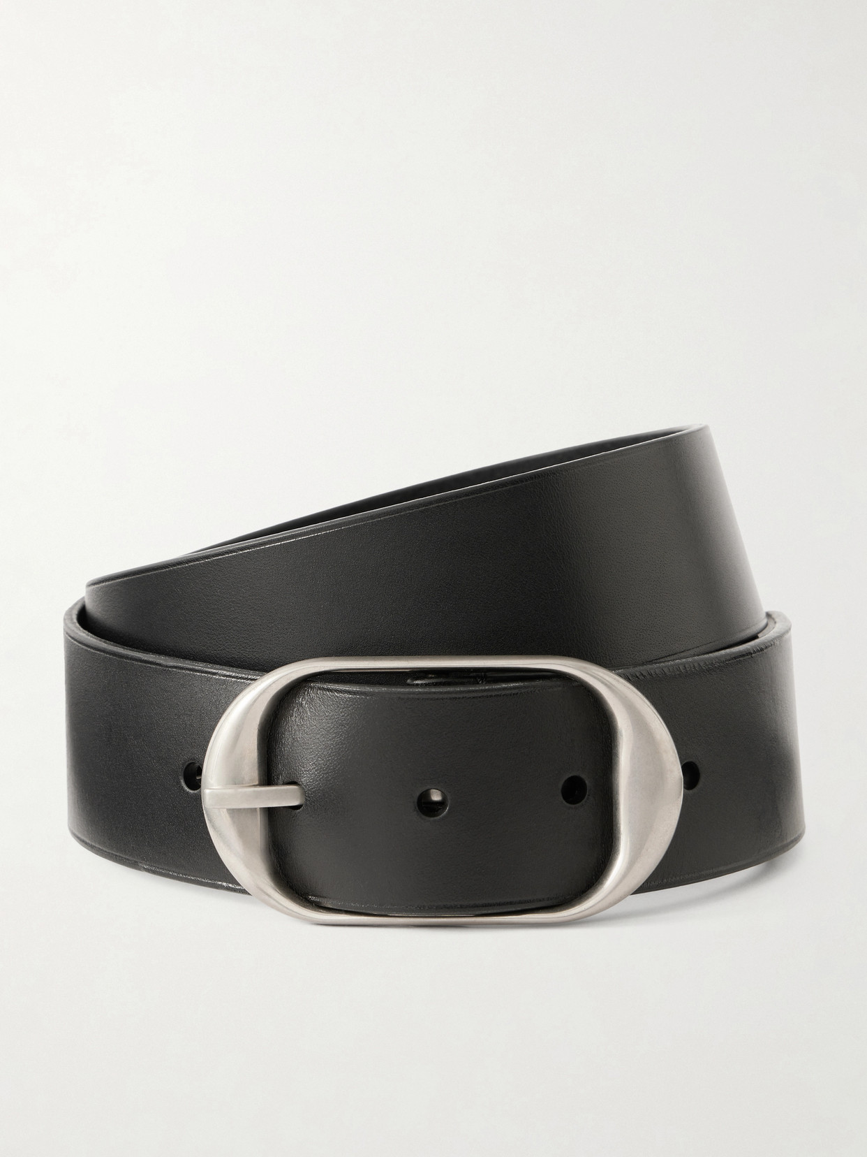 Nili Lotan Nili Leather Belt In Black