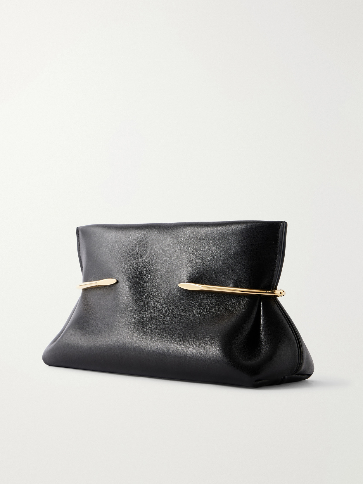 Givenchy Pinch Squeezed Horizontal Tote Bag In Nappa Leather In Black