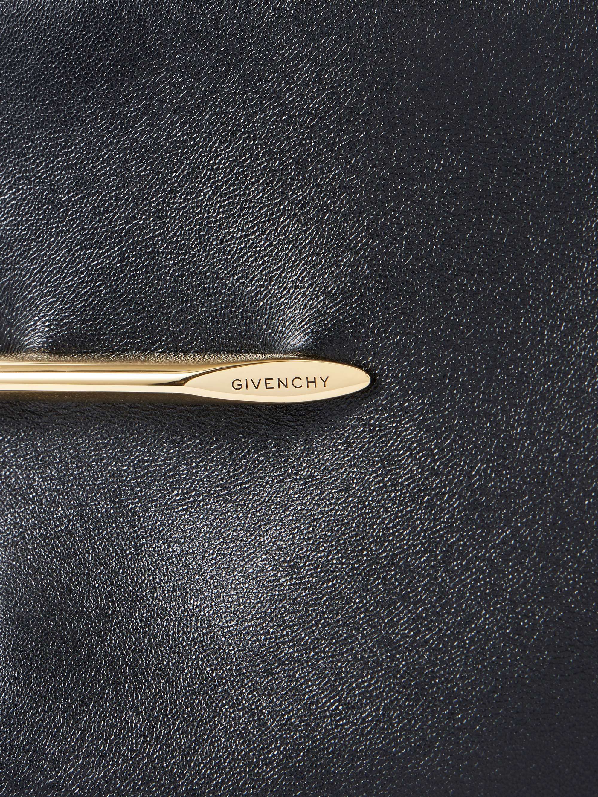 GIVENCHY Pinch leather clutch | NET-A-PORTER