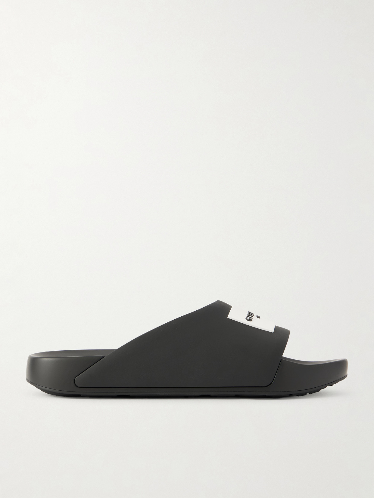Givenchy Rubber Slides In Black