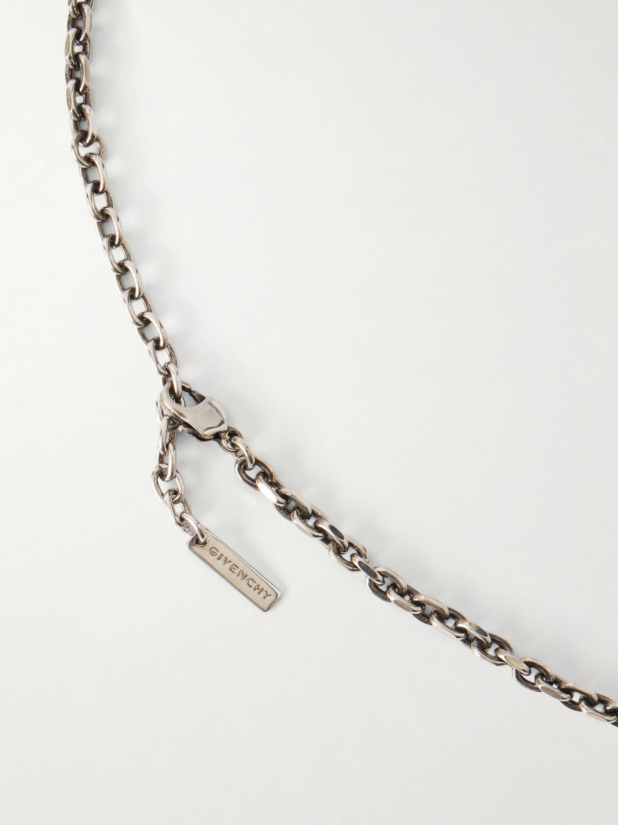 Givenchy Silver-tone Crystal Necklace In Silver