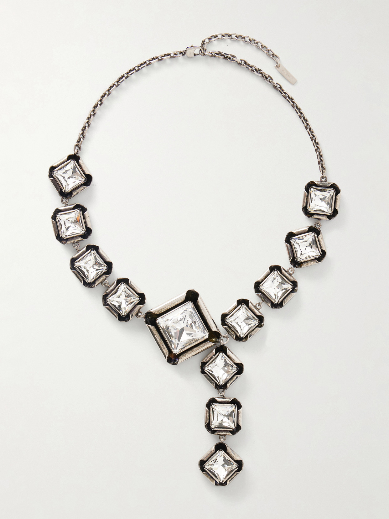 Givenchy Silver-tone Crystal Necklace