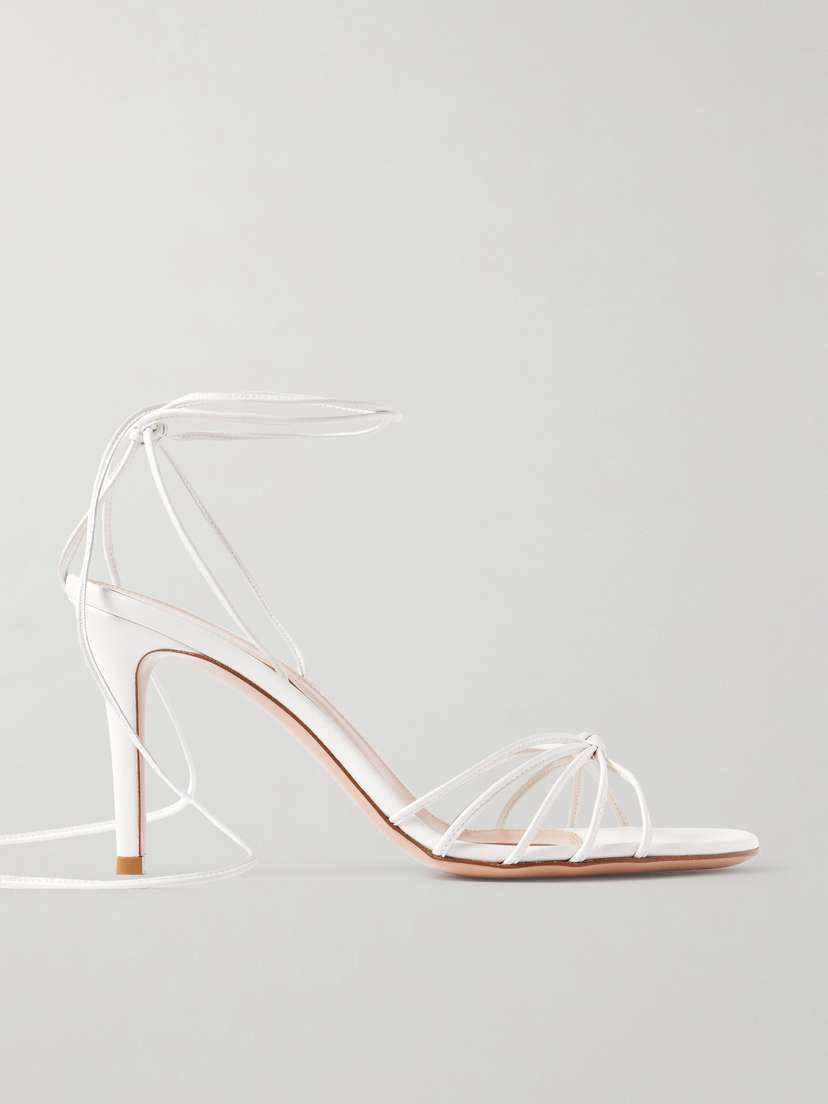 Gianvito Rossi Gwyneth 85 Leather Sandals