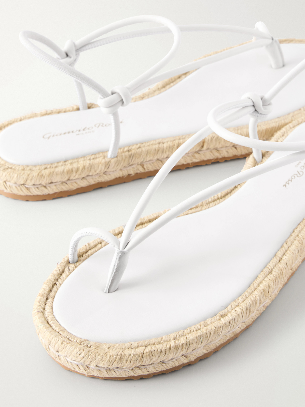 Leather Espadrille Sandals