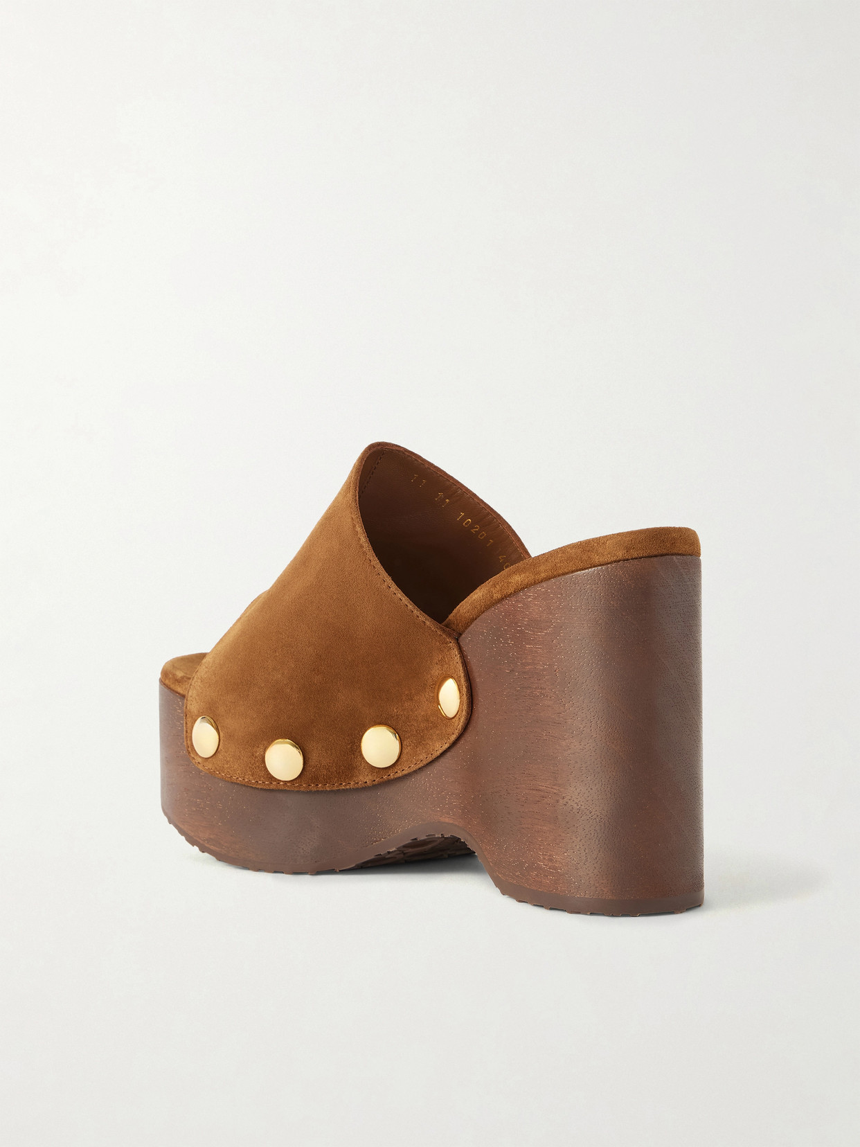 Ardèa 60 Studded Suede Platform Wedge