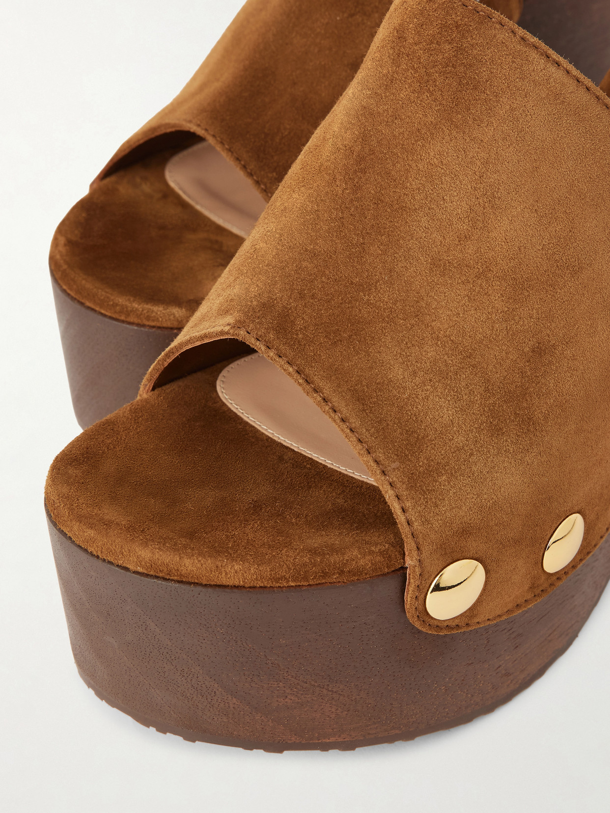 Ardèa 60 Studded Suede Platform Wedge