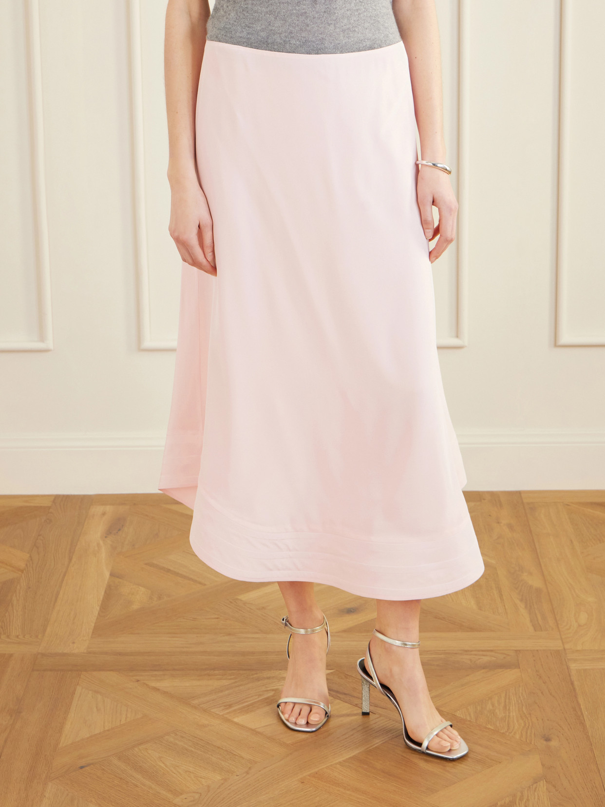 Silk-Crepe Midi