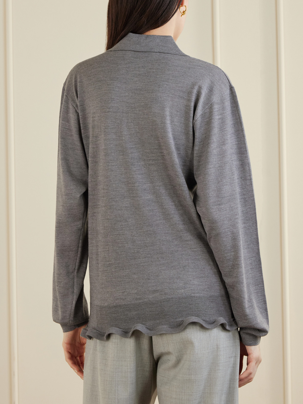 Ruffled Polo