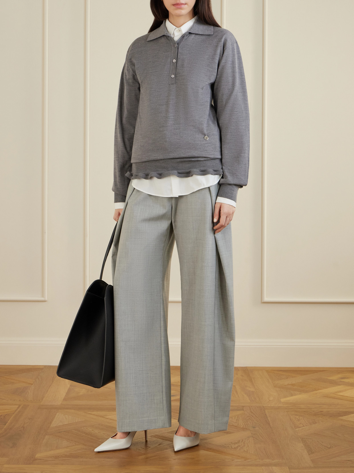 Ruffled Polo