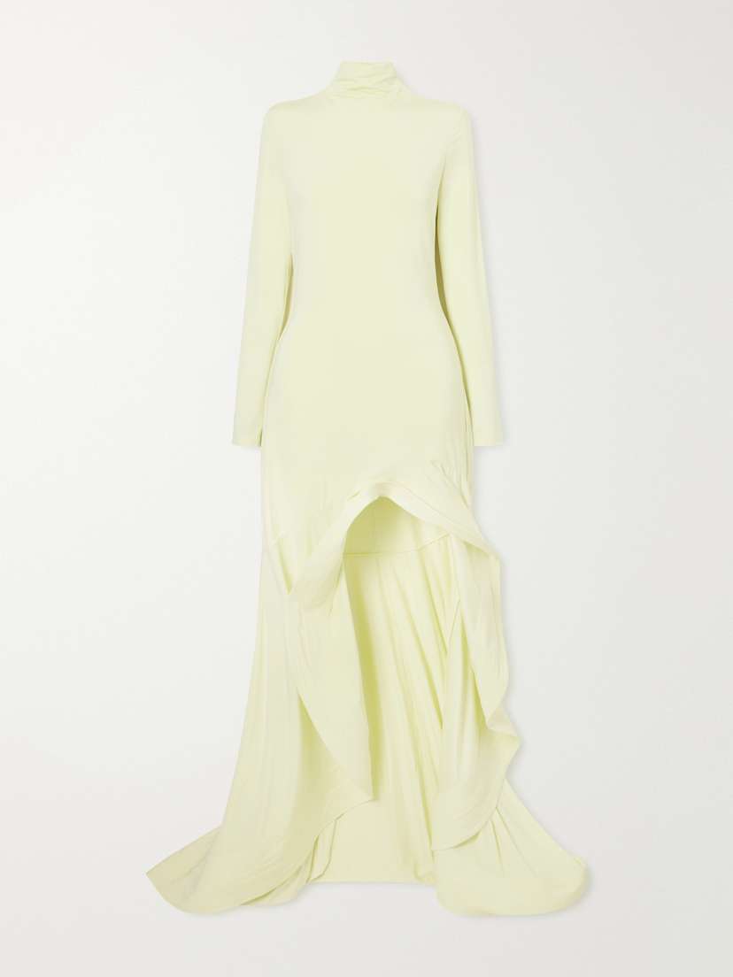 Stella McCartney Asymmetric Crepe Jersey Dress
