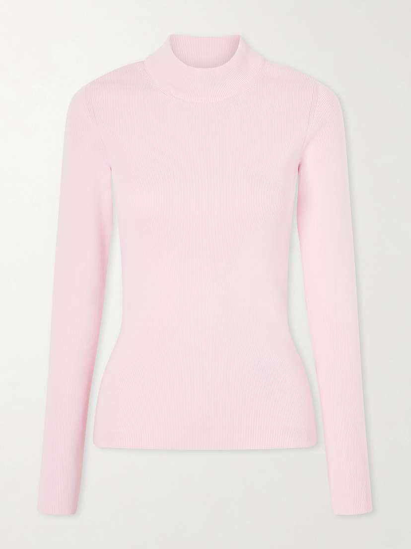 Jil Sander Ribbed-knit Jersey Sweater