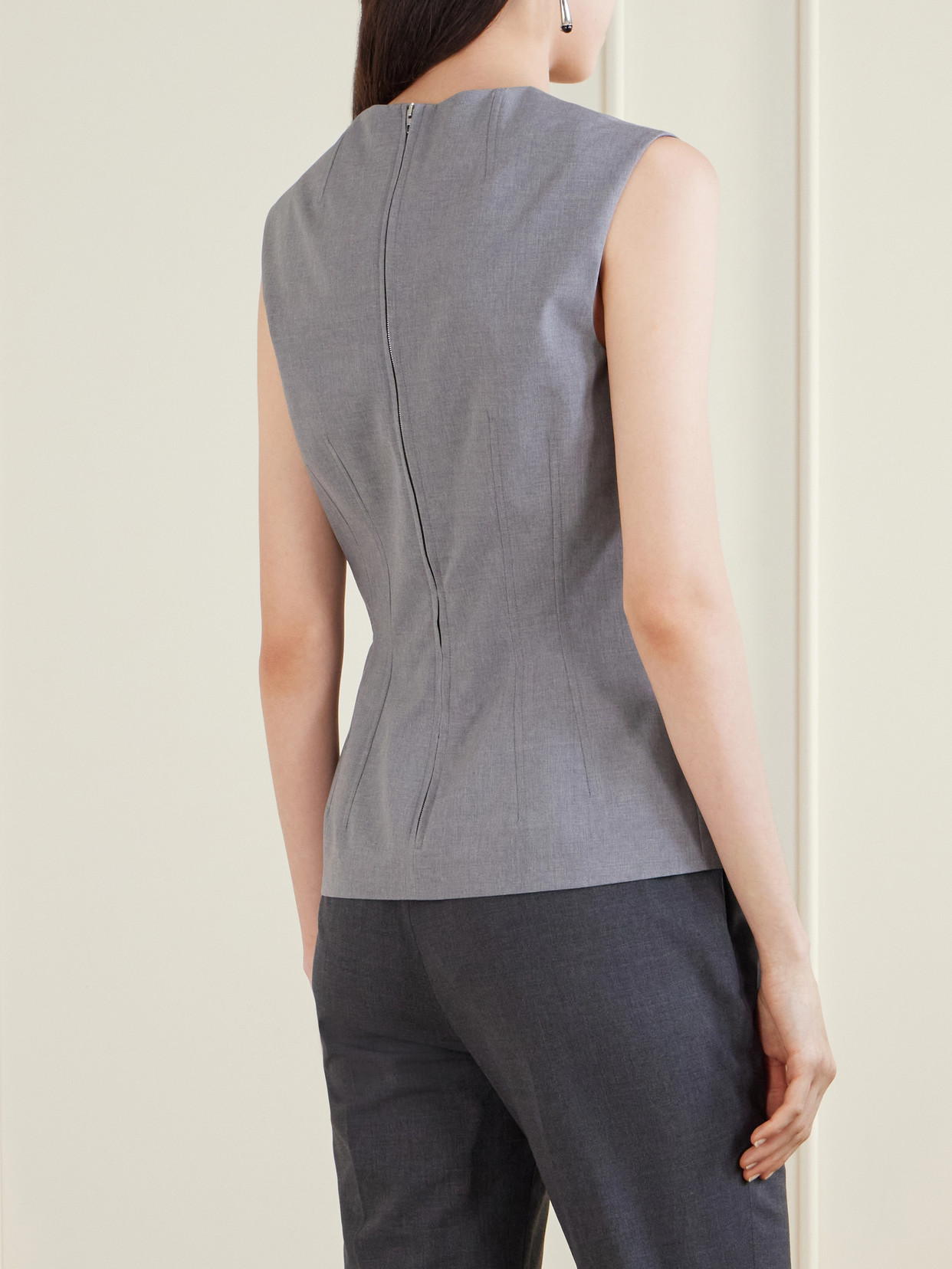 Cut-Out Layered Blouse
