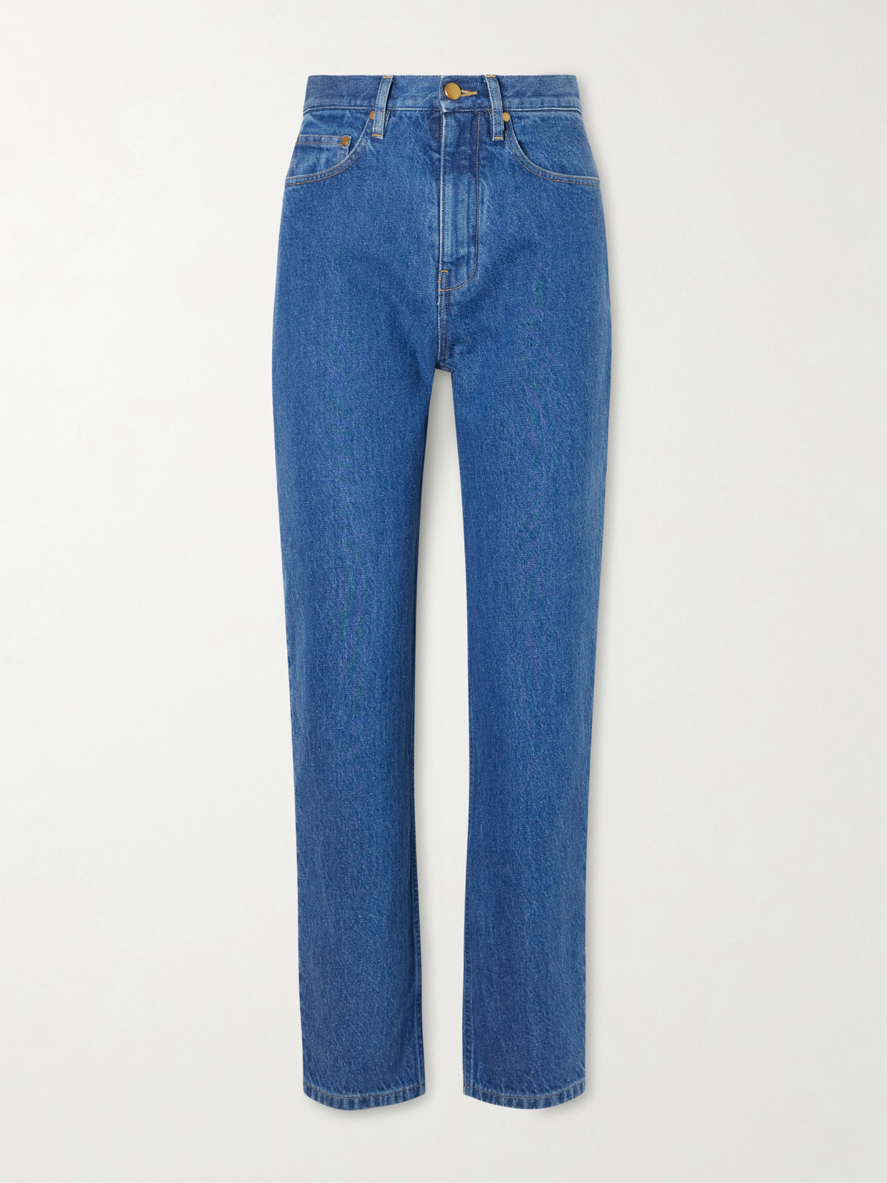 Jil Sander Mid-rise Tapered Jeans In Blue