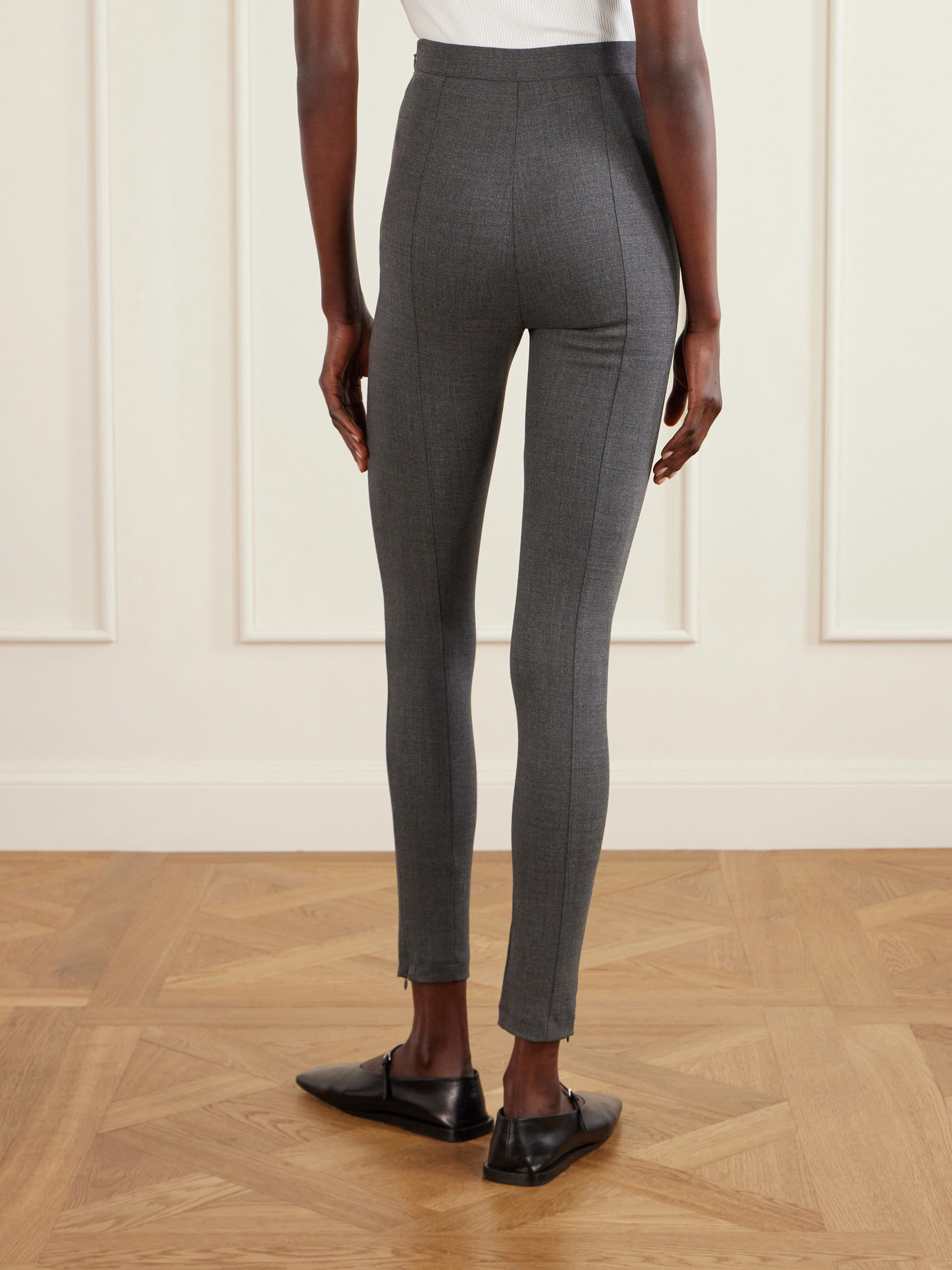 Jil Sander Wool-blend Leggings In Multi