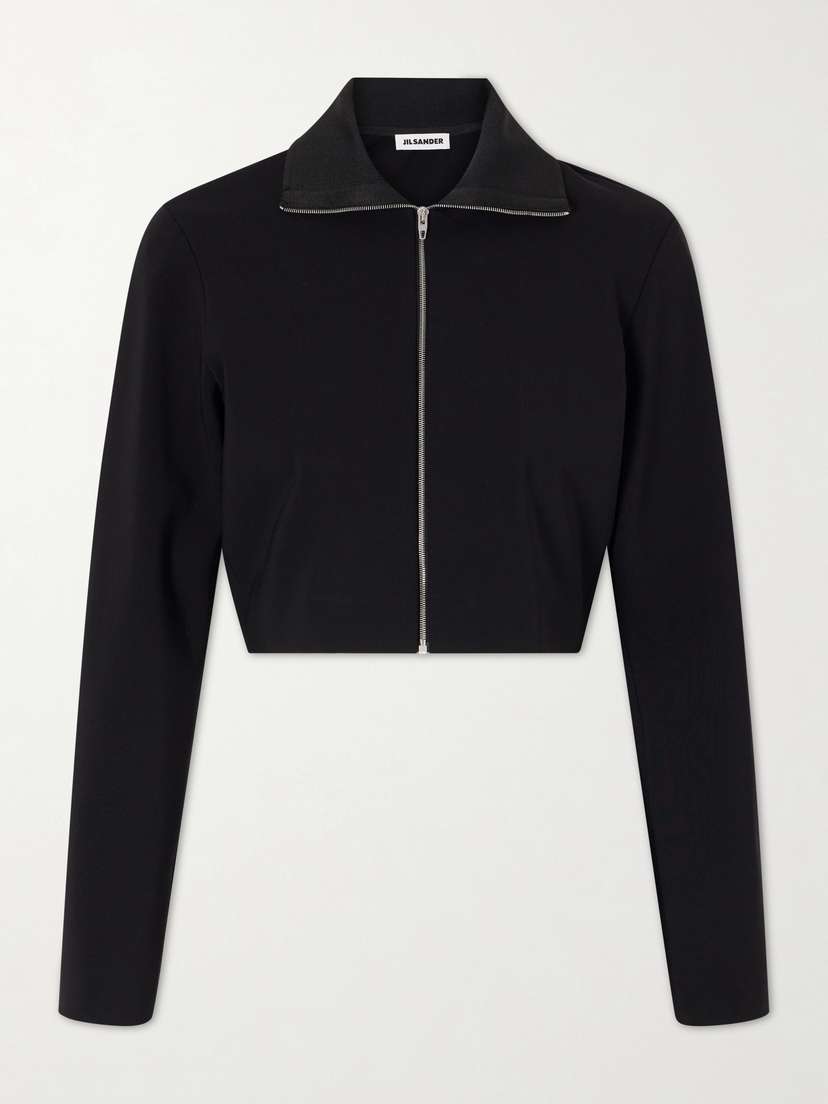 Jil Sander Cropped Crepe Jacket