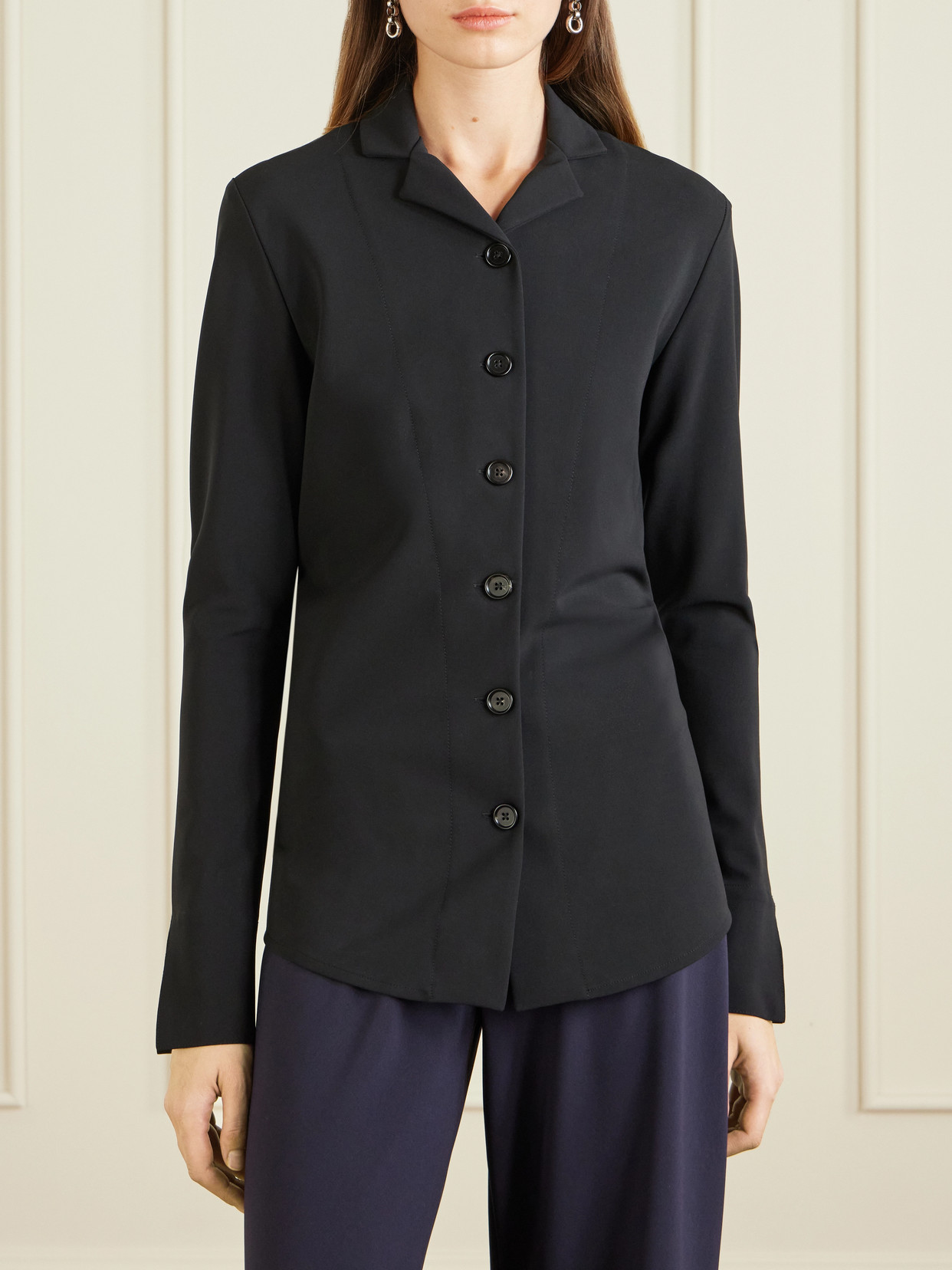 Crepe-Jersey Shirt