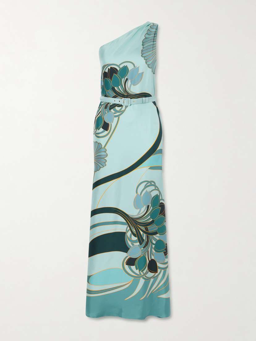 La DoubleJ Printed Silk Satin Maxi Dress | Thumbnail 6 La DoubleJ Printed Silk Satin Maxi Dress | Thumbnail 6