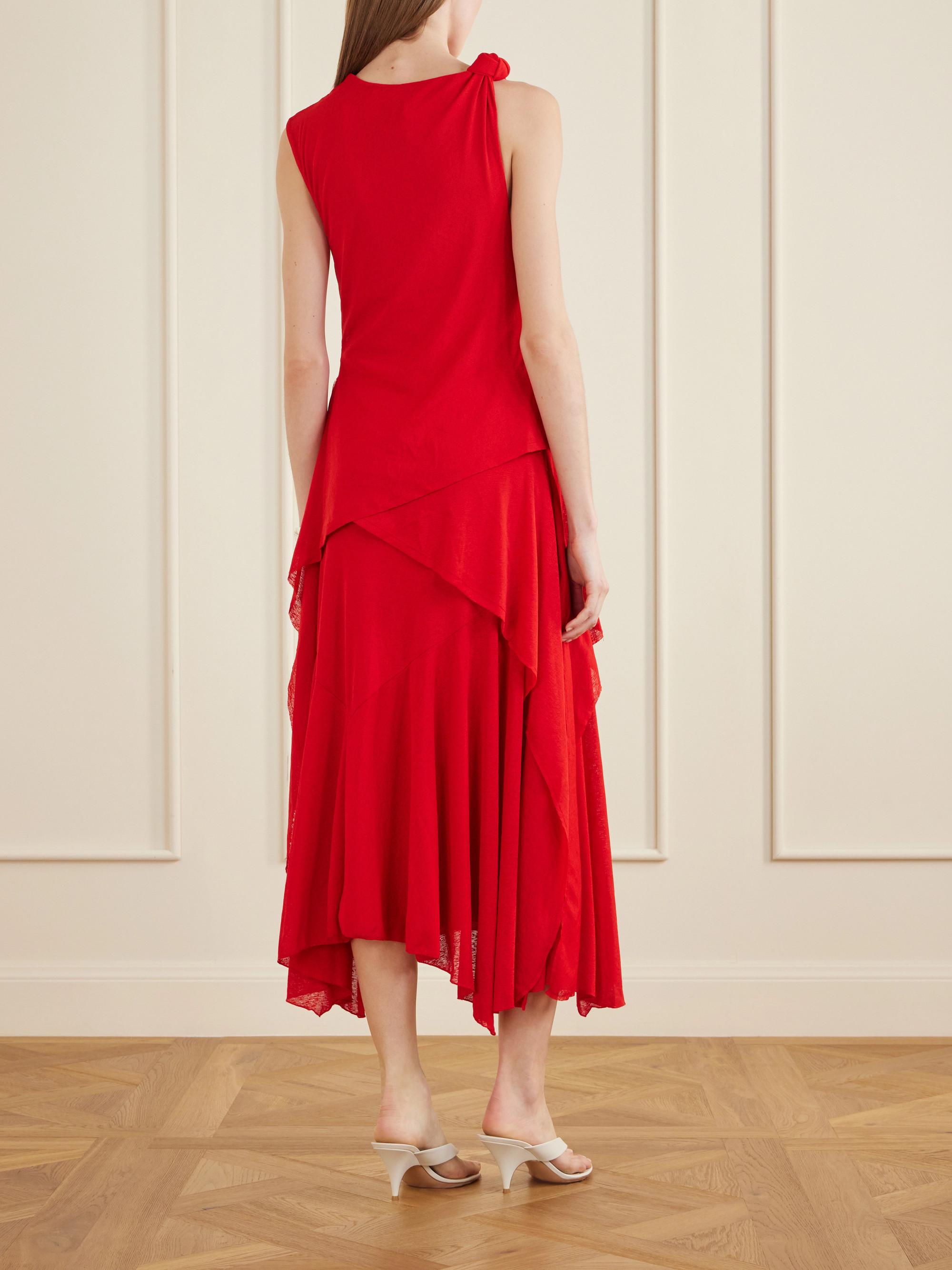 ganni midi dress GANNI Relaxed Midi Dress