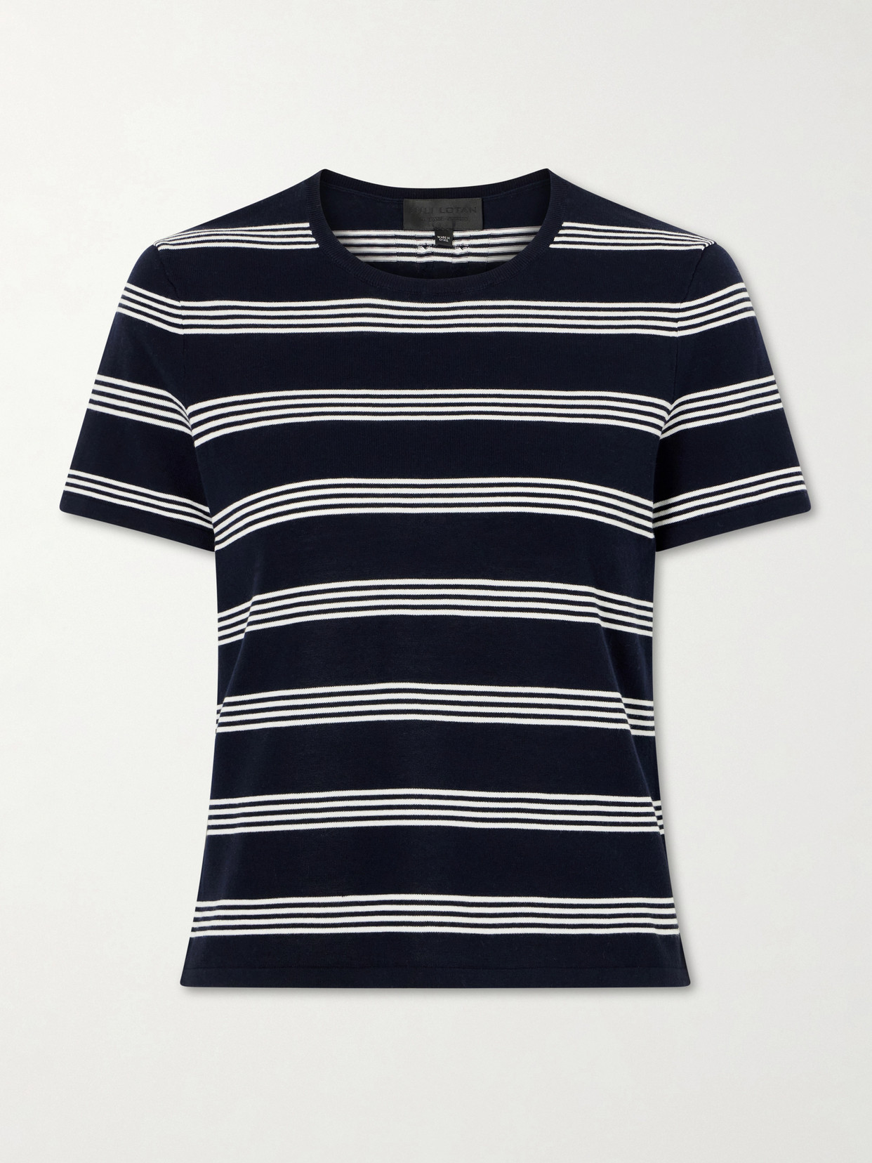 Lansie Striped Cotton-Jersey T-Shirt