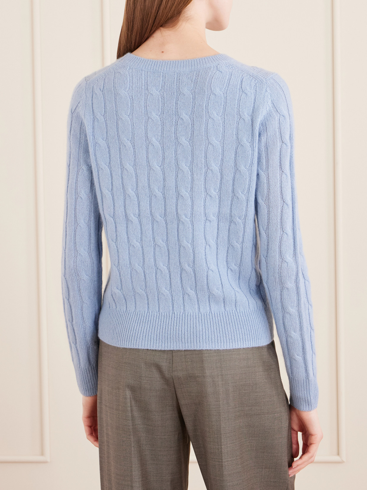 Silvie Cable-Knit Cashmere Sweater