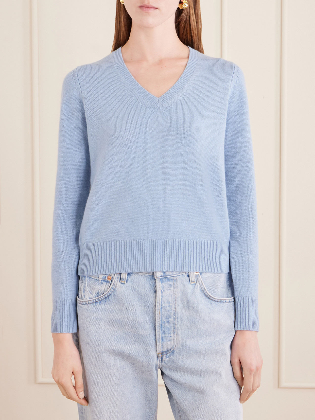 Camelia Knitted Cashmere Sweater