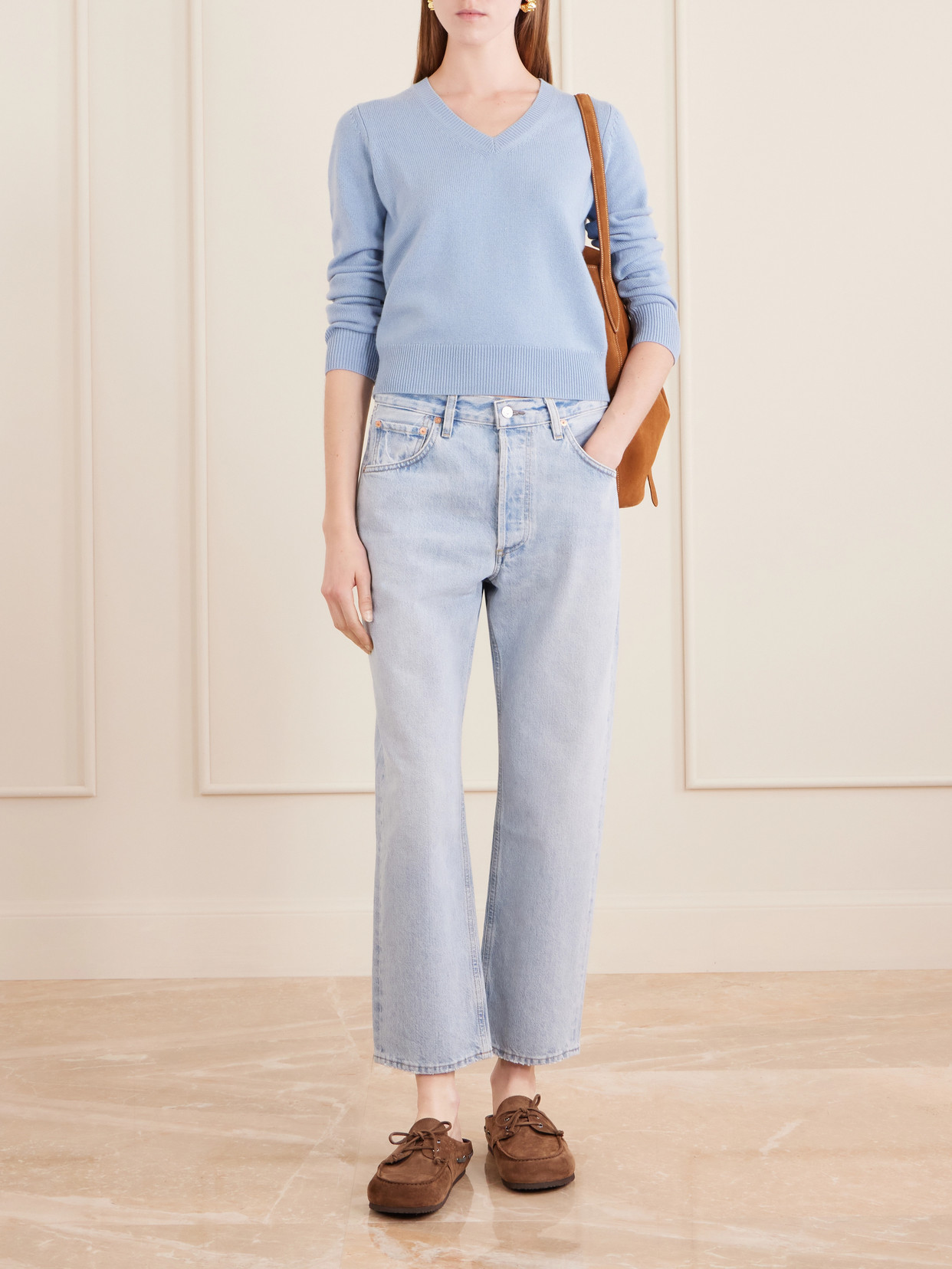 Camelia Knitted Cashmere Sweater