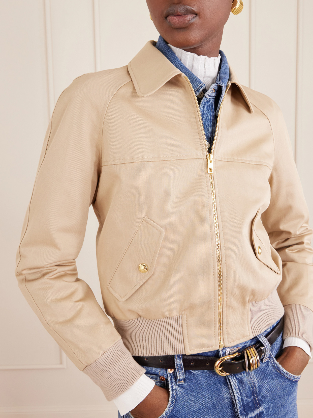 Saul Cotton Bomber Jacket